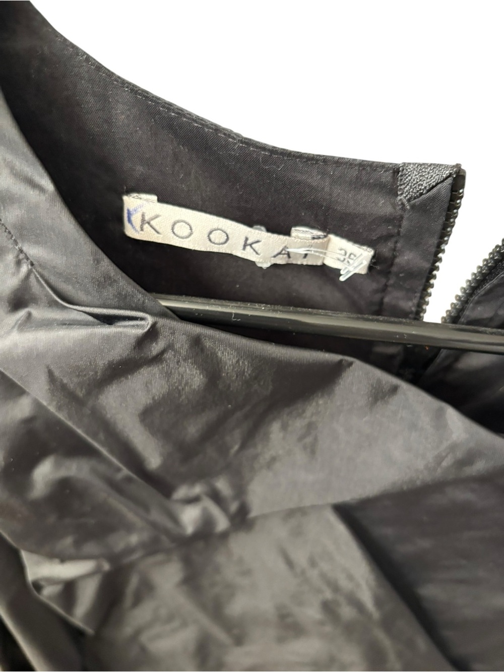 Kookai Black Draped Sleeveless Mini Dress - Picture 3 of 6